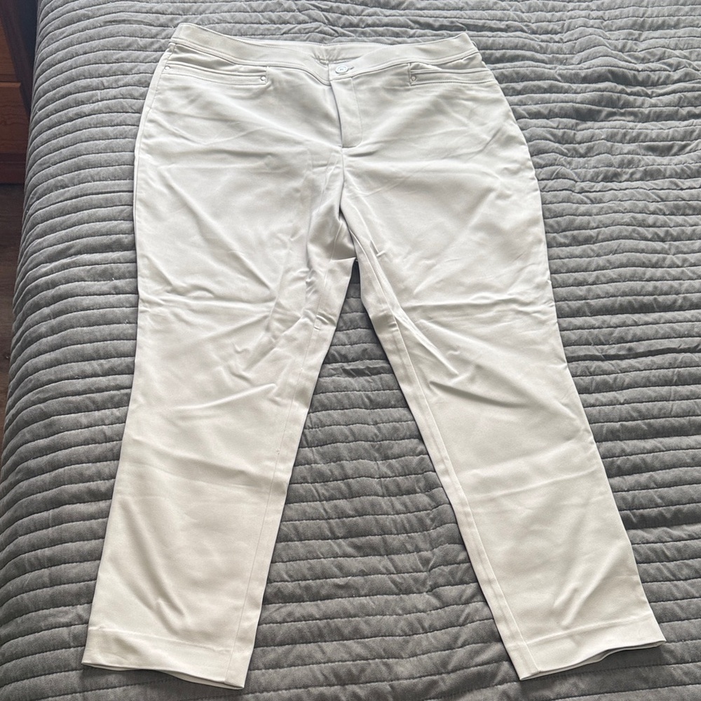 Christopher & Banks Light Grey Ankle Pants